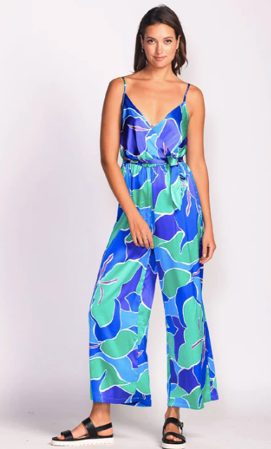 Pink Martini Noelle Jumpsuit | Royal Blue