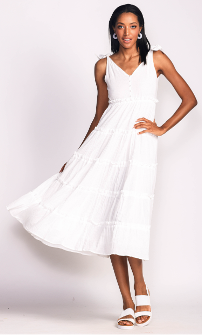 Pink Martini Rhoda Dress | White
