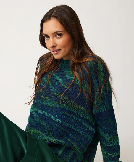 Parkhurst Mallory Sweater | Red + Navy