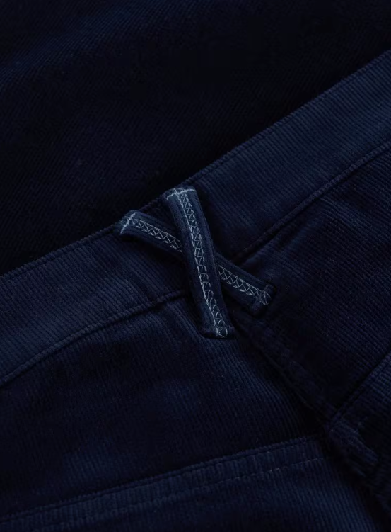 White Stuff Brooke Straight Cord Trouser | Navy + Plum