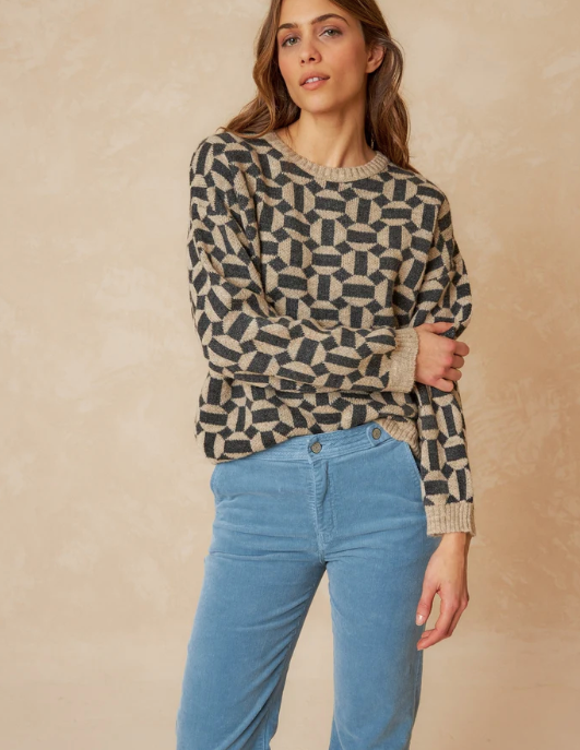 Indi & Cold Trousers | Acero + Crudo