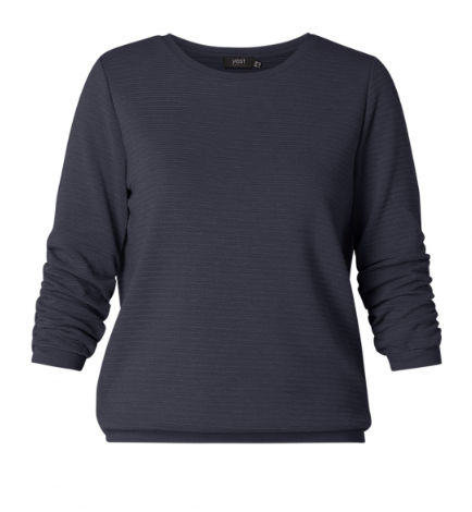 Yest Olvin Essential Top | Grey + Dark Red