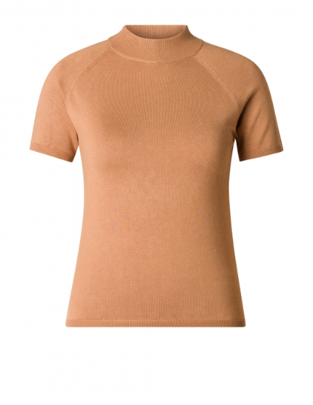 Yest Nanna Top | Grey + Dark Camel