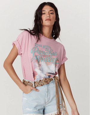 Spell Peaches Biker Tee | Mush