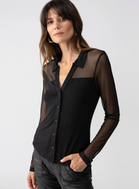 Sanctuary Take Me Away Top | Black