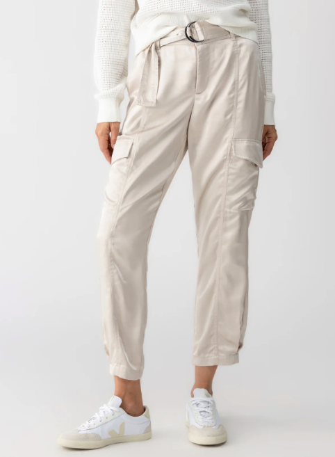 Sanctuary Classy Cargo Trouser | Toasted Marshmellow