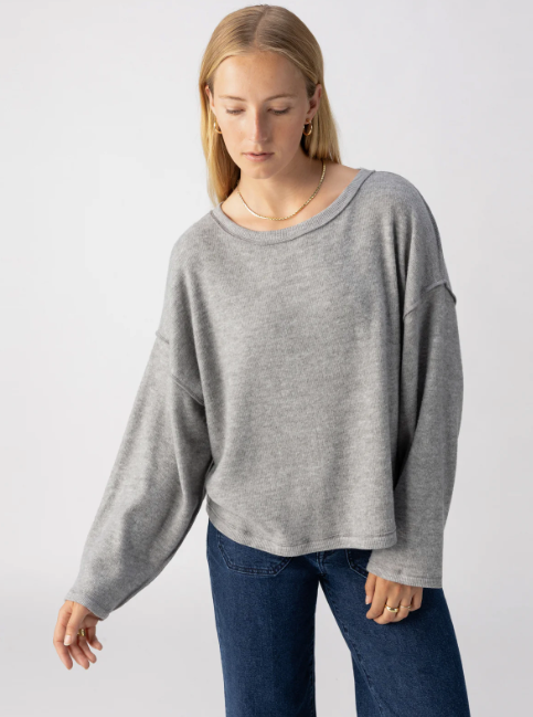 Sanctuary Change of Scenery Knit Sweater | Heather