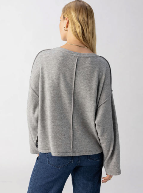 Sanctuary Change of Scenery Knit Sweater | Heather