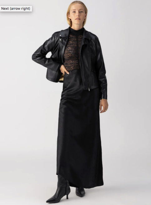 Sanctuary Everyday Maxi Skirt | Black + Brown