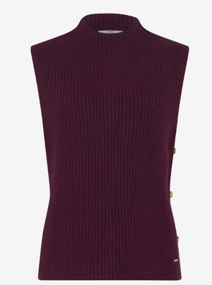 Brax Enie Sweater Vest | Berry + Navy