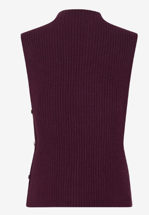 Brax Enie Sweater Vest | Berry + Navy