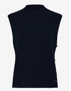 Brax Enie Sweater Vest | Berry + Navy