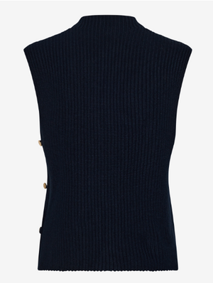 Brax Enie Sweater Vest | Berry + Navy