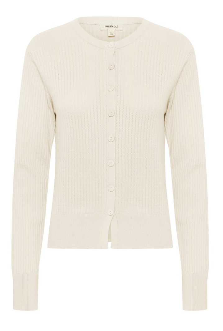 Soaked SLSpina Cardigan | White