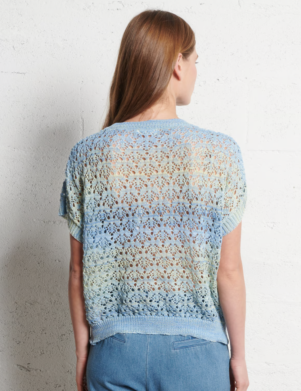 The Korner Knit Top | Blue