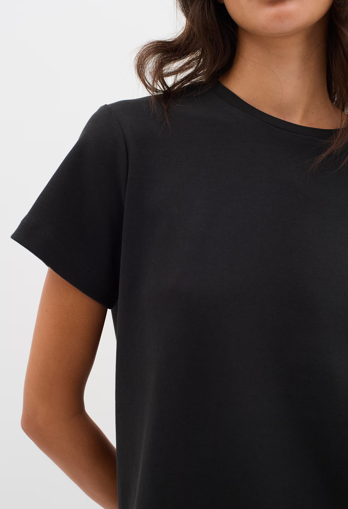 InWear Luke 100% Cotton Base Tee  | Black + White