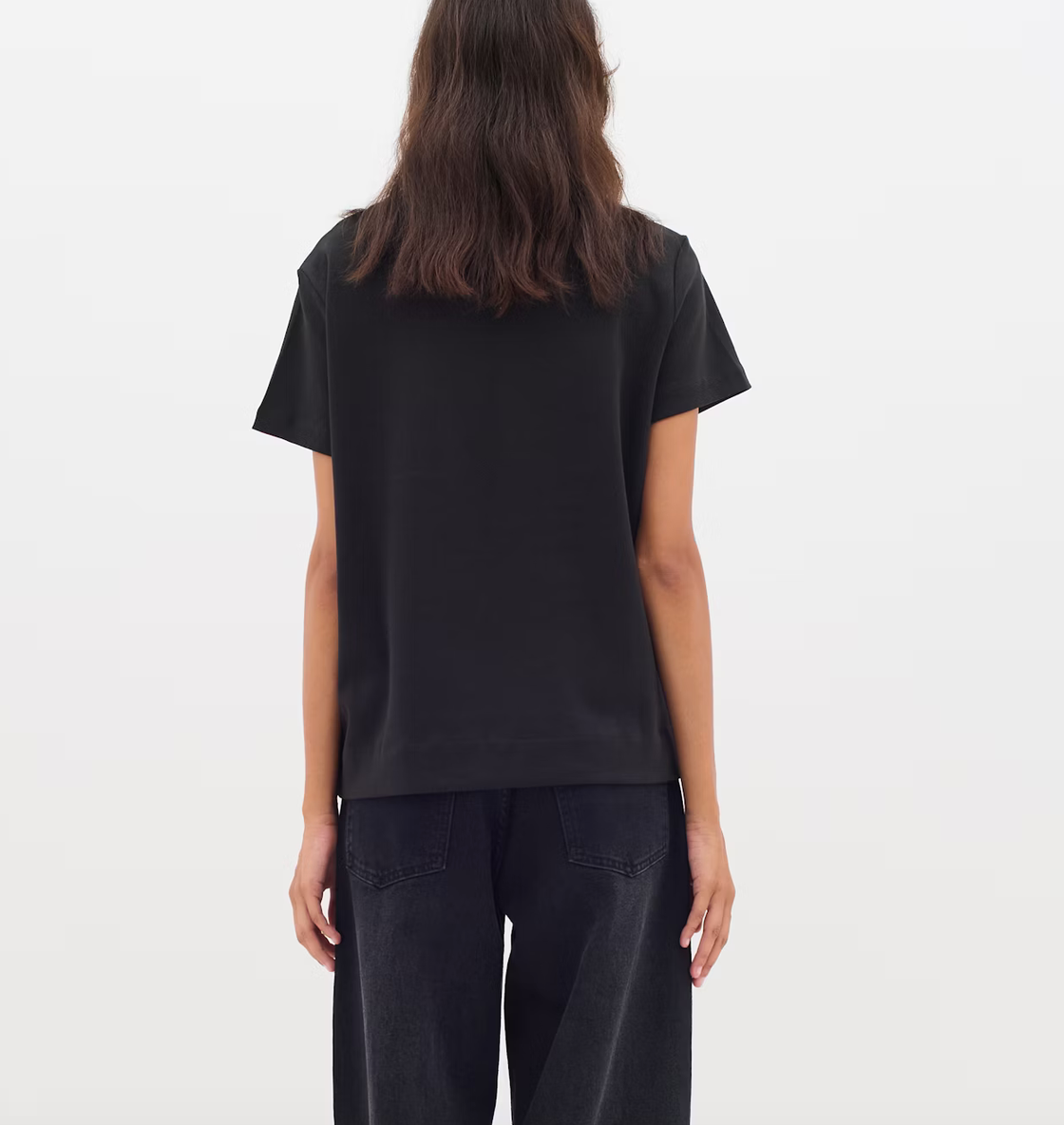 InWear Luke 100% Cotton Base Tee  | Black + White