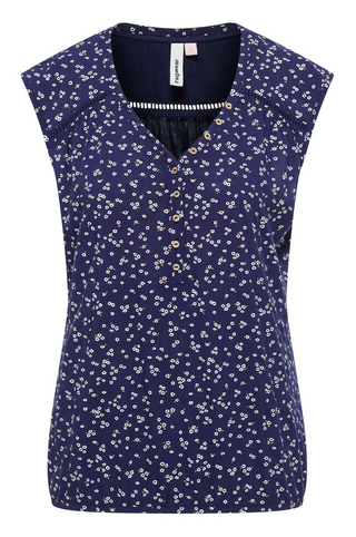 Ragwear Saltty Top | Coral + Midnight