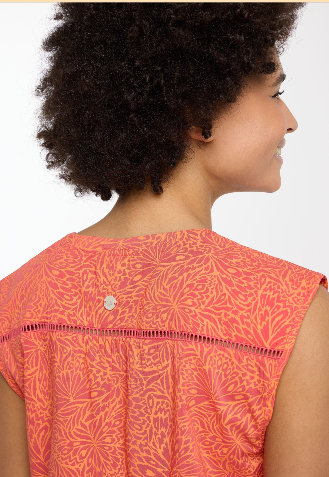 Ragwear Saltty Top | Coral + Midnight