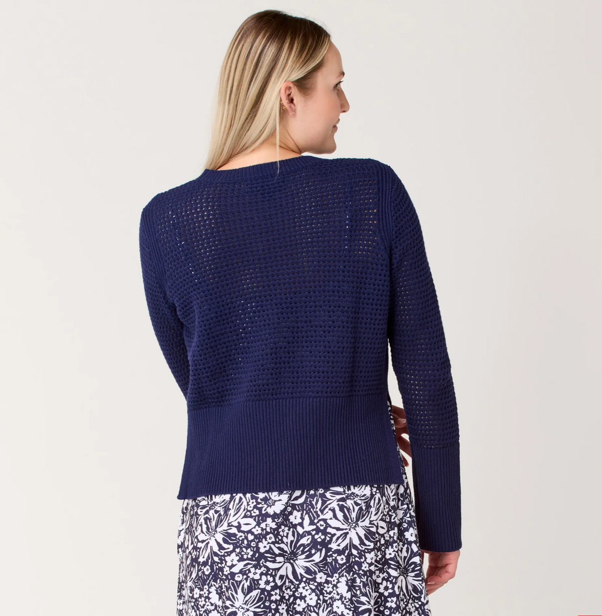 Krimson Klover Ace Sweater | Indigo + White