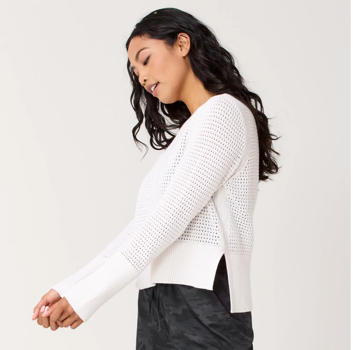 Krimson Klover Ace Sweater | Indigo + White