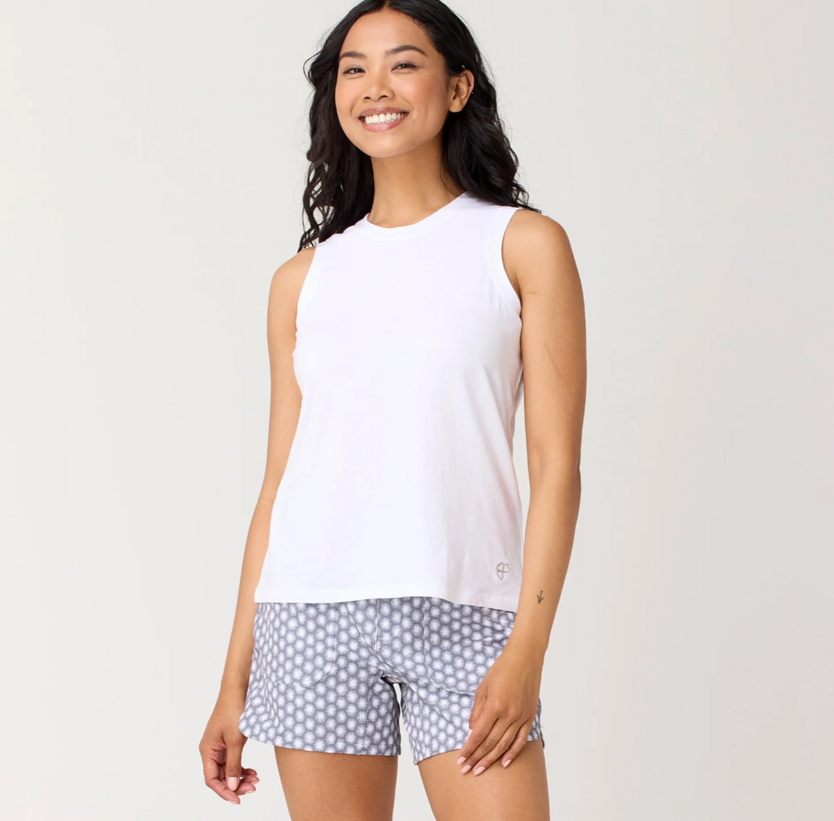 Krimson Klover Cora Tank | Dusk + White