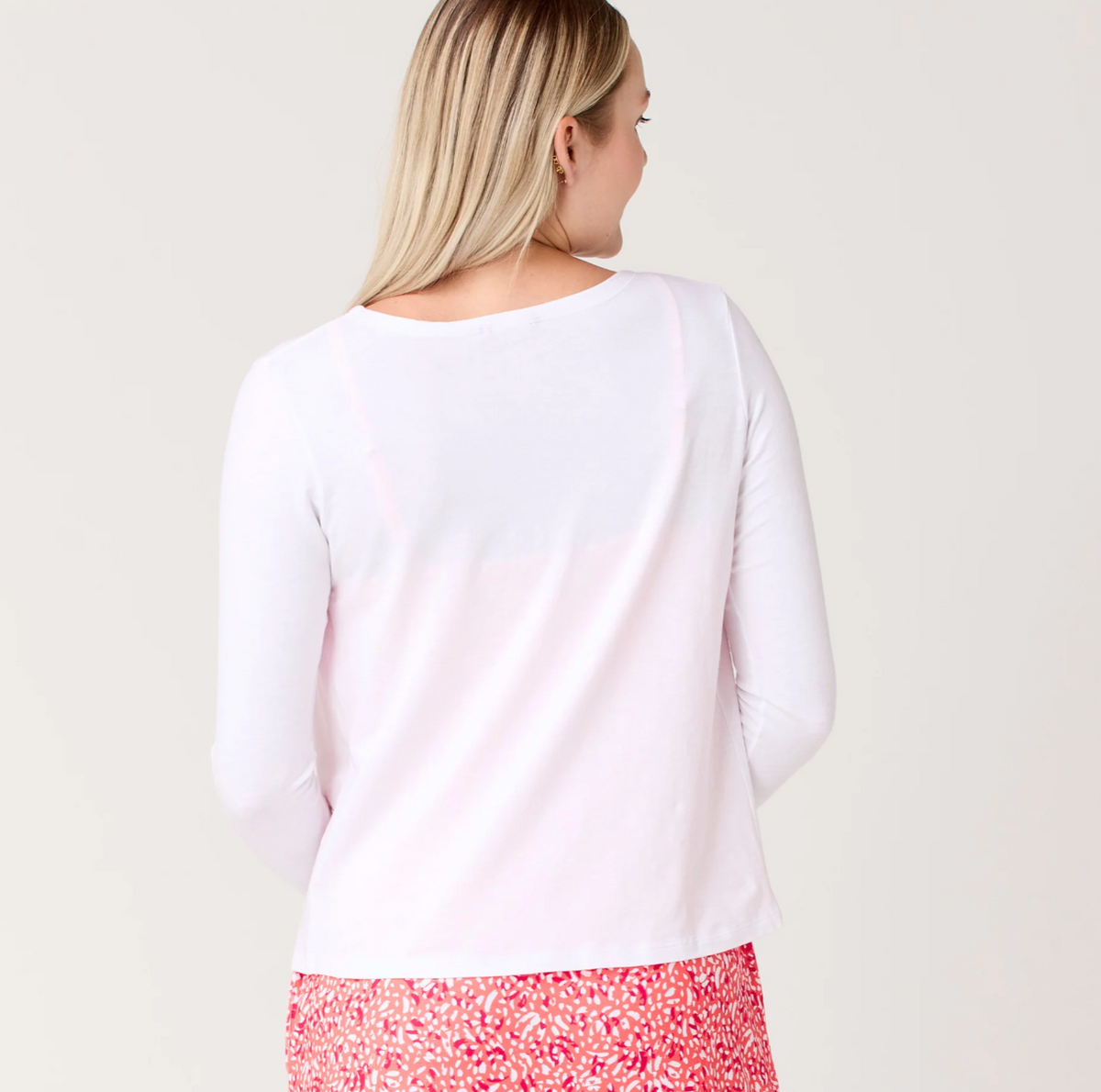 Krimson Klover Breezy Cardigan | Indigo + White