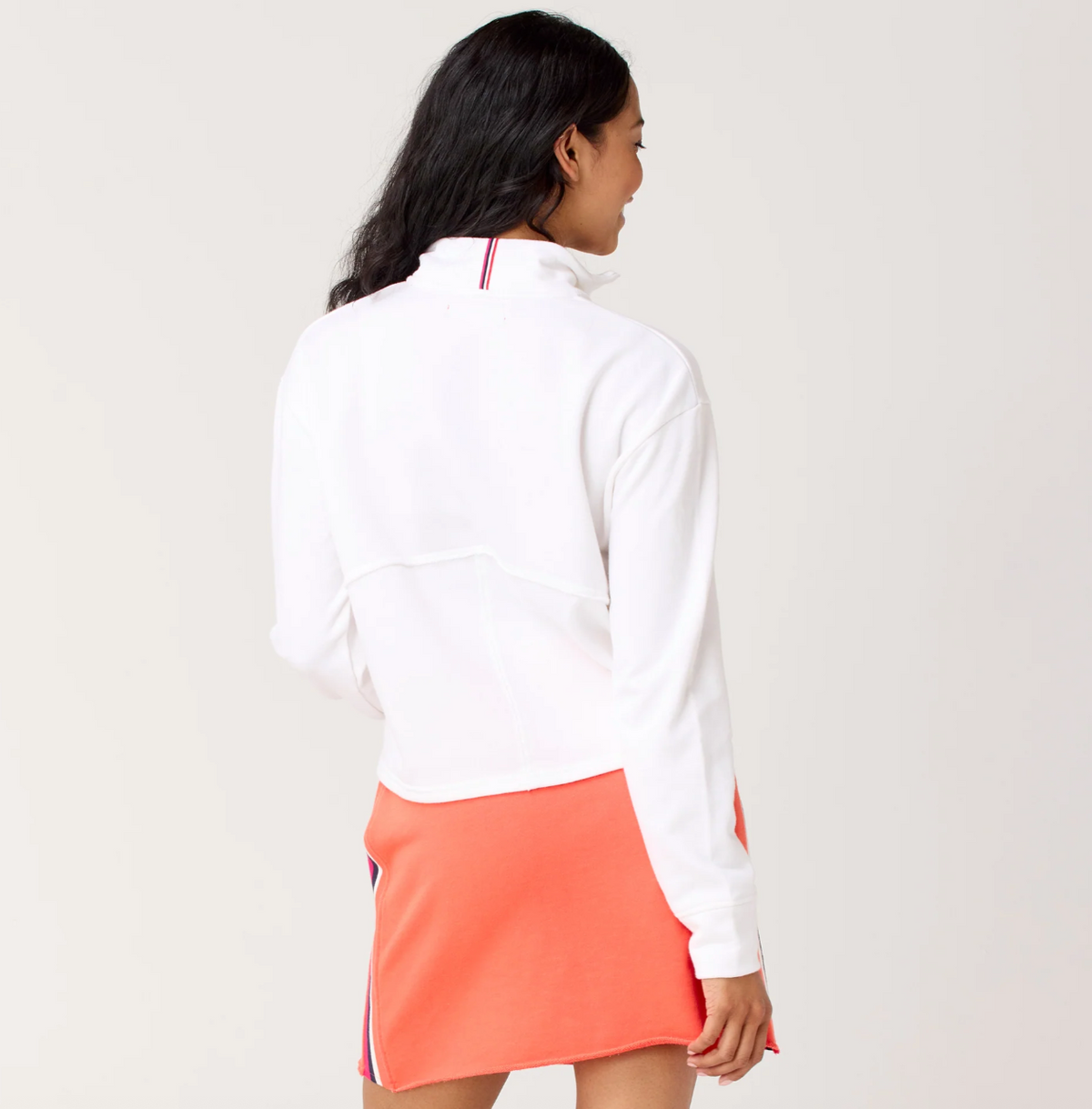 Krimson Klover Holly 1/2 Zip | White