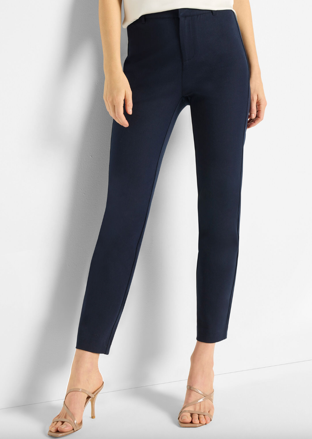 Nic & Zoe 28" Cotton Bi-Stretch Copley Straight Pant | Indigo