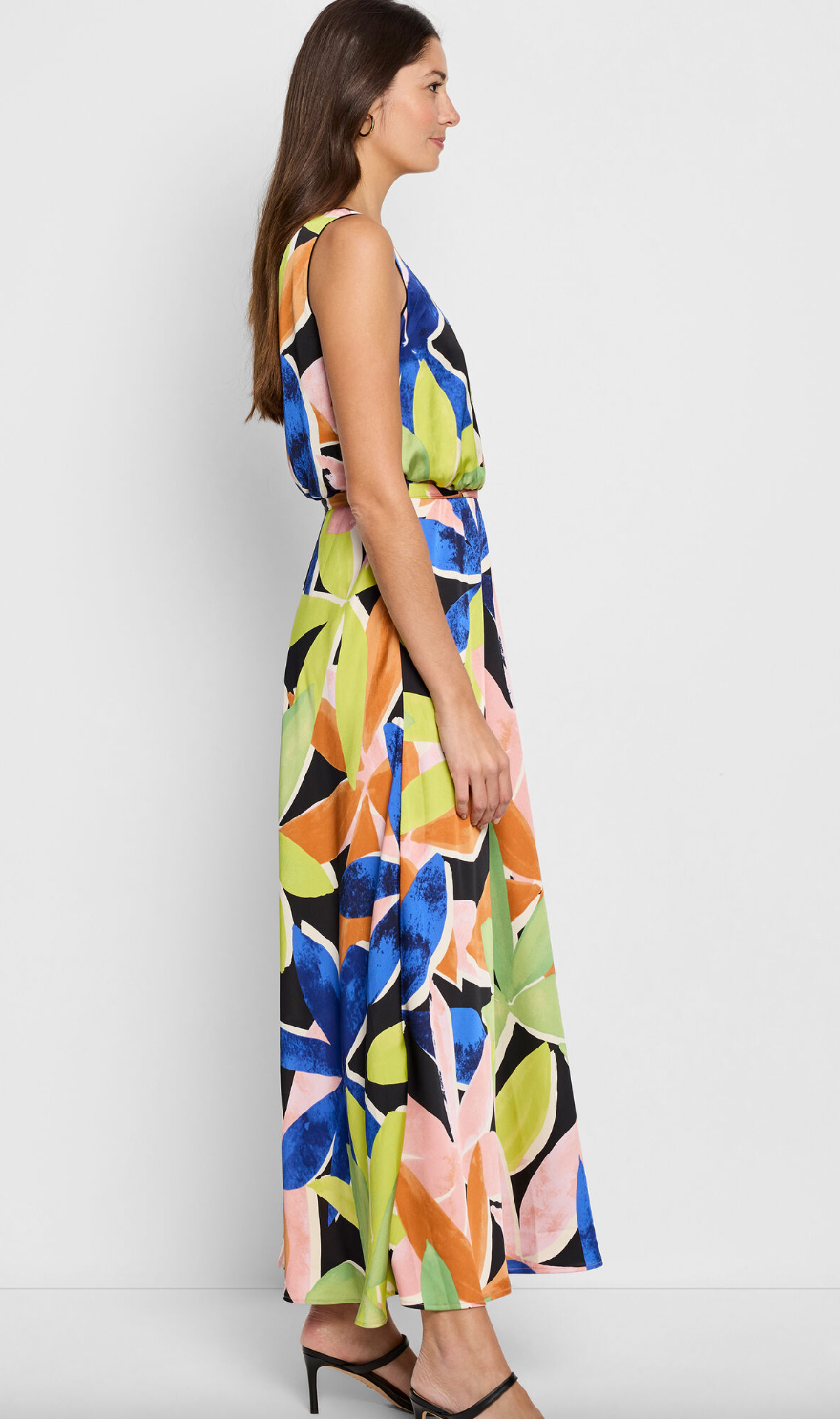 Nic & Zoe Mega Blooms Bianca Dress | Green