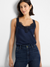 Nic & Zoe Lace Cami Tank | Indigo