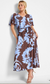 Nic & Zoe Cloud Blossom Brooke Dress | Brown Multi