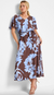 Nic & Zoe Cloud Blossom Brooke Dress | Brown Multi