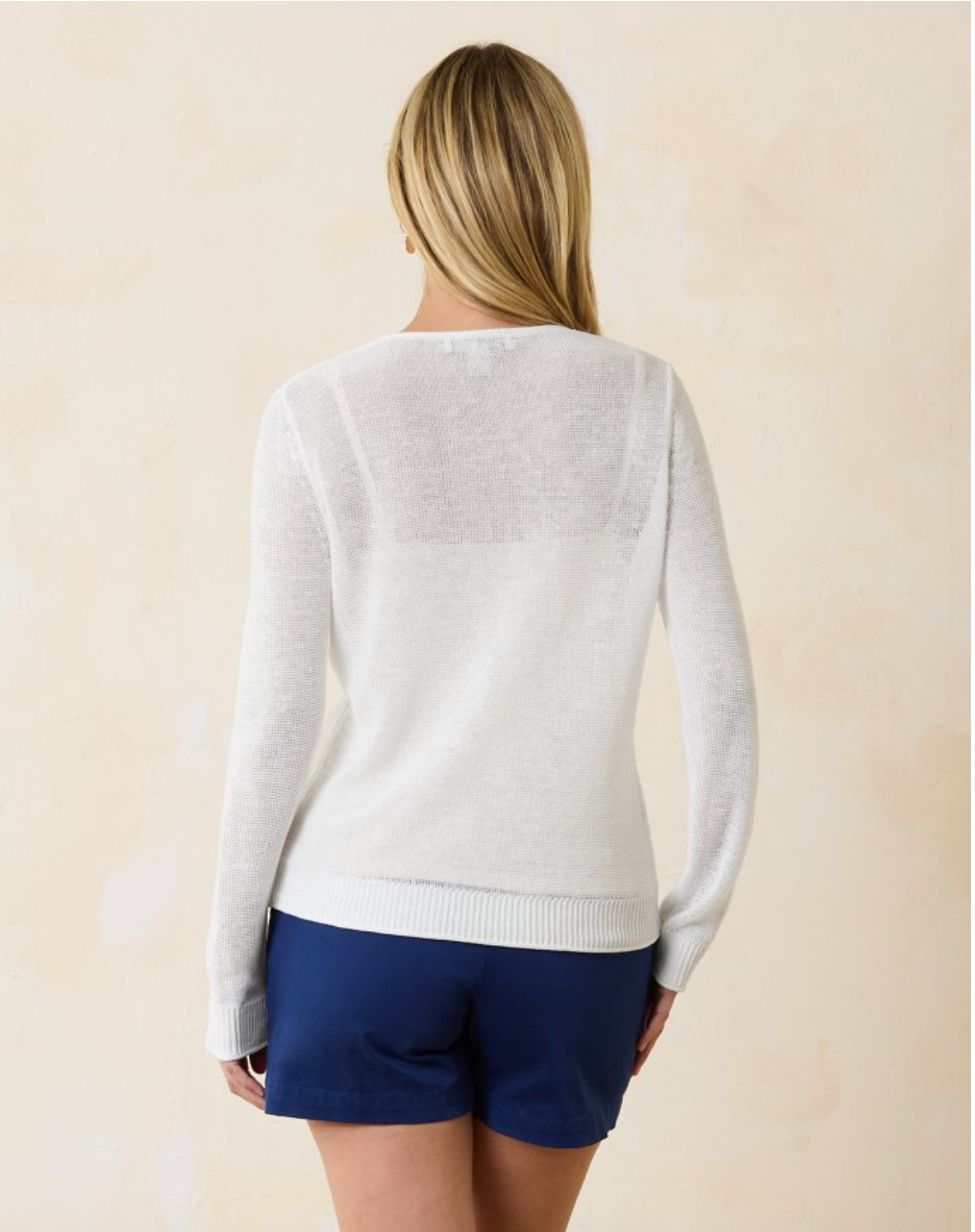 Tommy Bahama Cedar V-neck Sweater | White