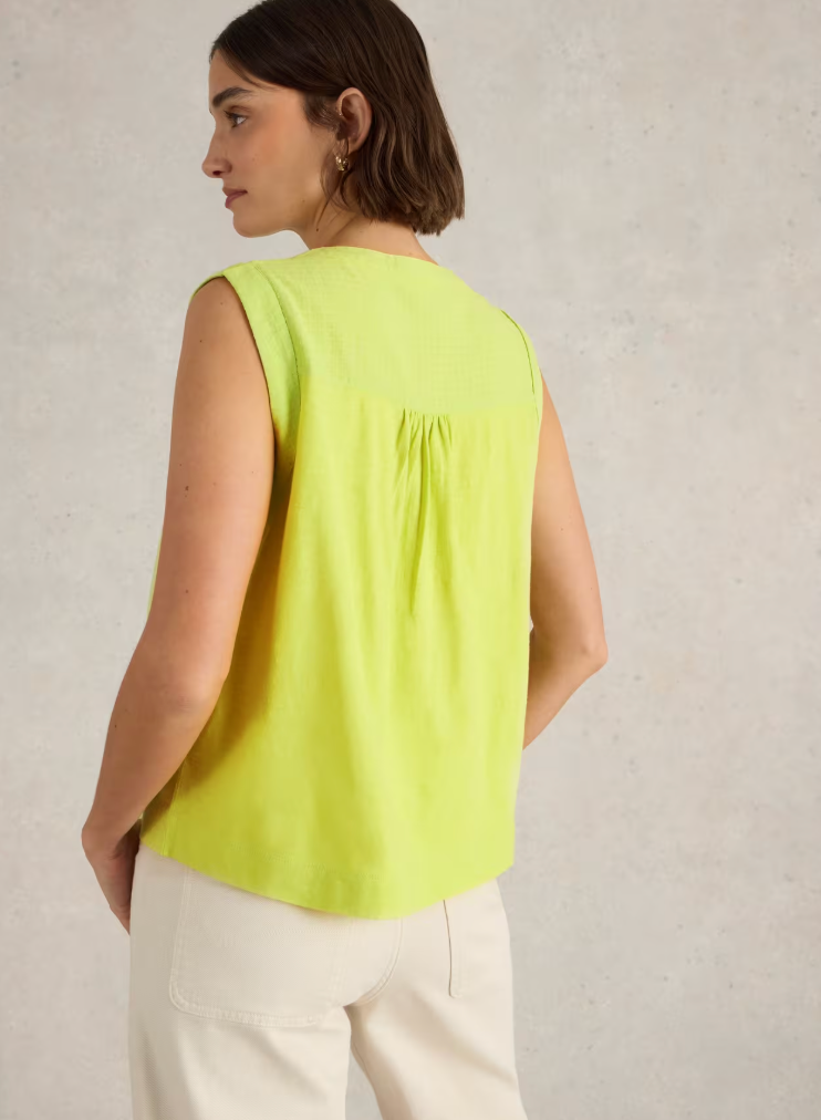 White Stuff iIsla Mix Top | Yellow