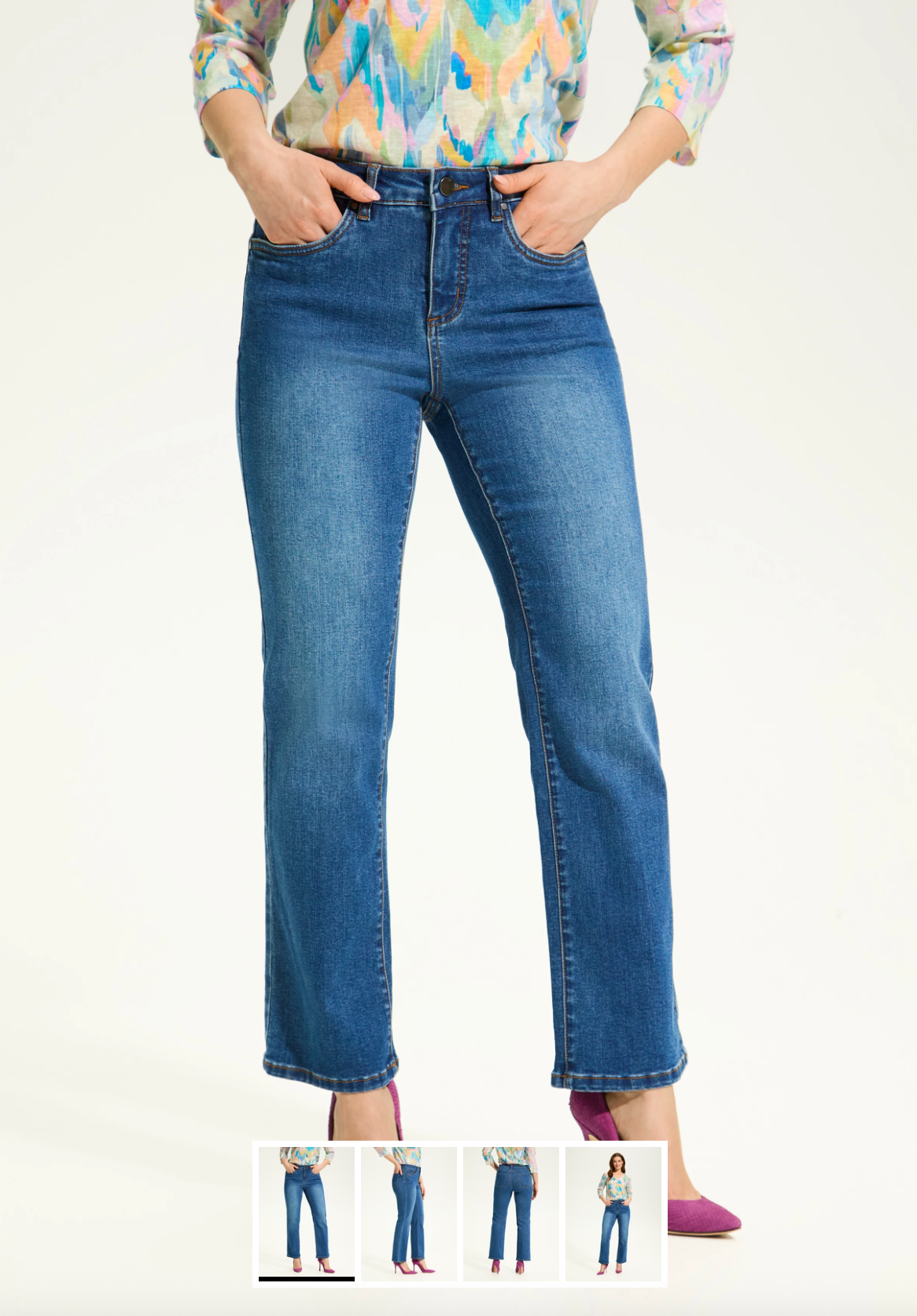 French Dressing Olivia Bootcut Ankle | Medium Wash