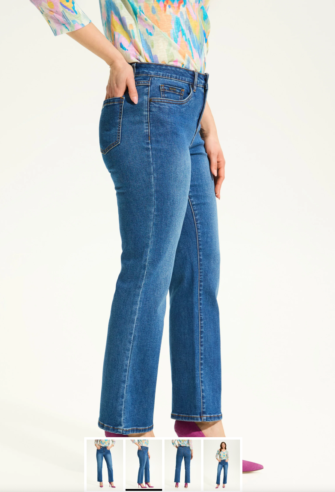 French Dressing Olivia Bootcut Ankle | Medium Wash