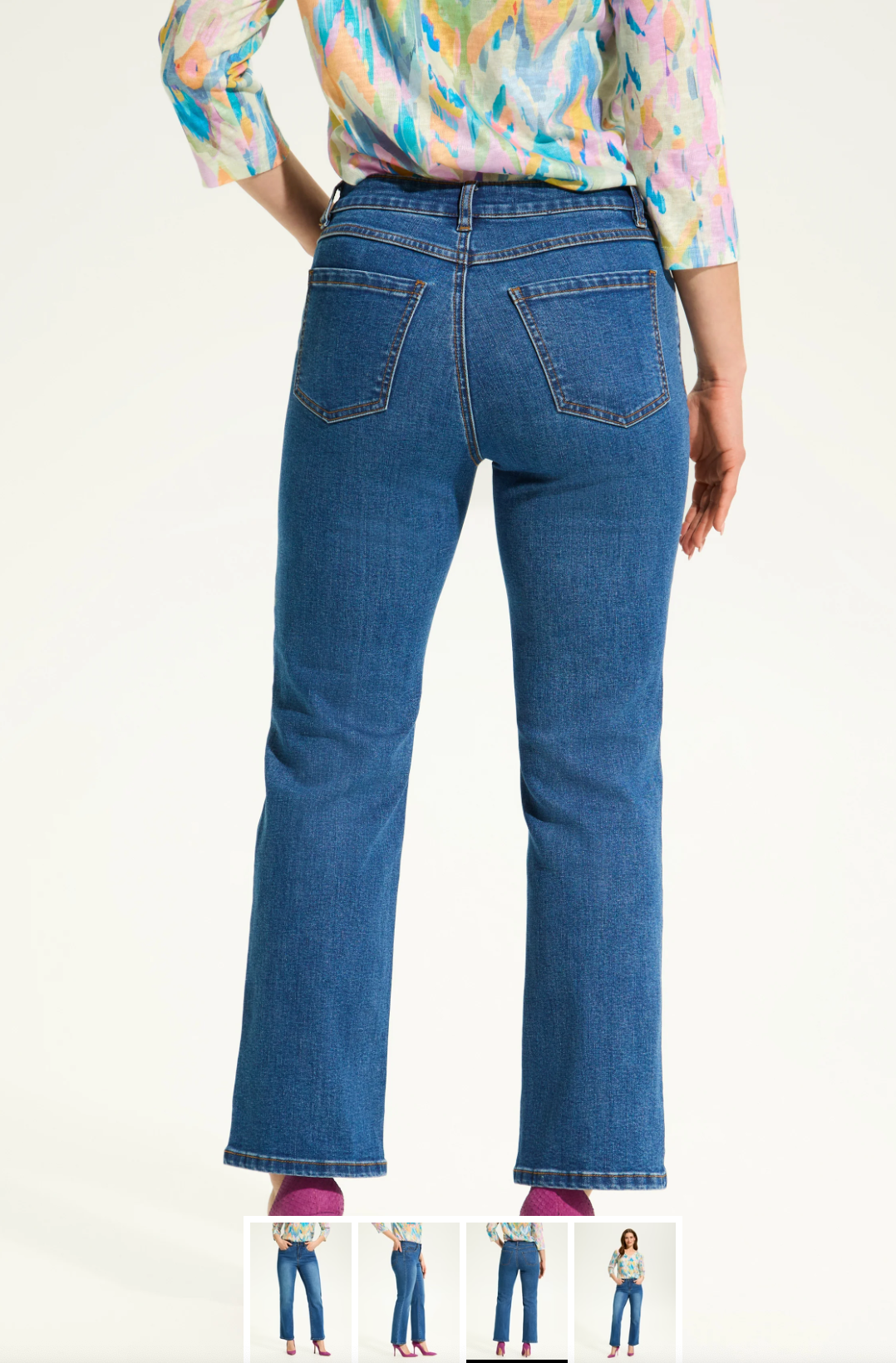 French Dressing Olivia Bootcut Ankle | Medium Wash