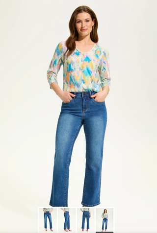 French Dressing Olivia Bootcut Ankle | Medium Wash
