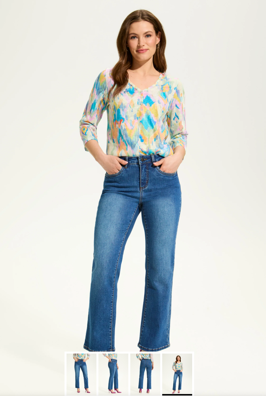 French Dressing Olivia Bootcut Ankle | Medium Wash