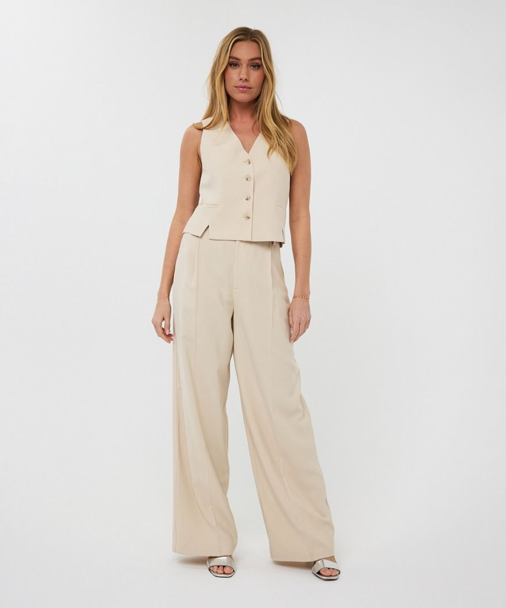 Esqualo Gillet Split | Off-White