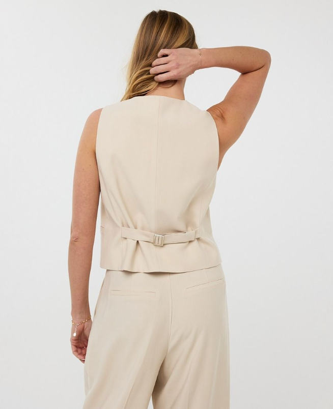 Esqualo Gillet Split | Off-White