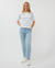 Esqualo Stripped Top | Off-white