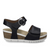 Josef Siebel Quinn 16 Sandal | Black + Cognac