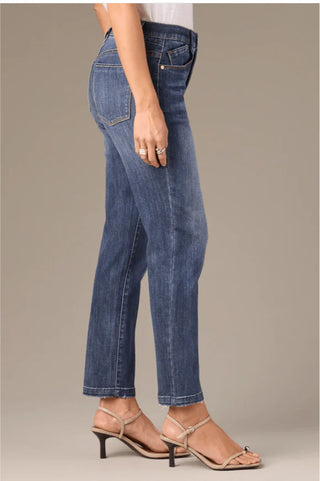Wit & Wisdom Logan HiRise Skinny With Grinded Hem | Blue