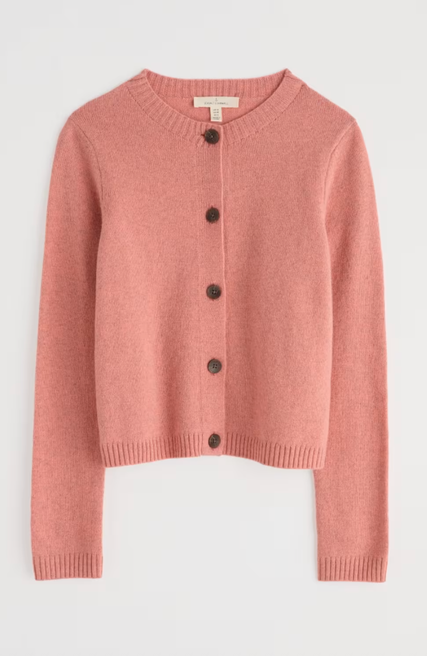 Sea Salt Tern Tide Cardigan | Pink + Orange