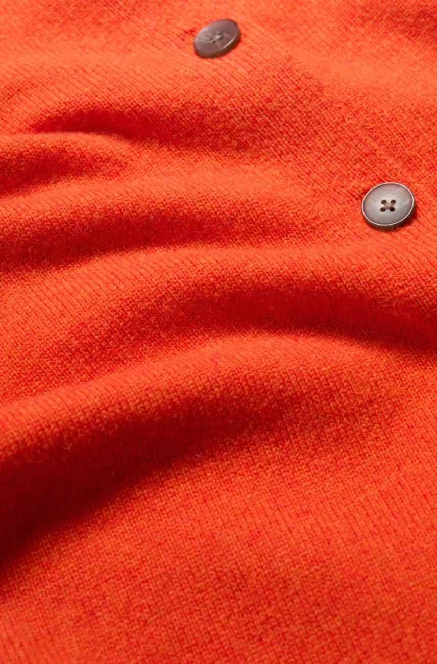 Sea Salt Tern Tide Cardigan | Pink + Orange