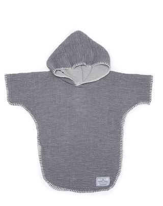 Tofino Towel The Pebble Poncho | Coral + Grey + Indigo + Seashell