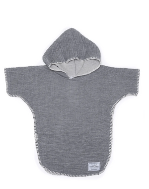 Tofino Towel The Pebble Poncho | Coral + Grey + Indigo + Seashell