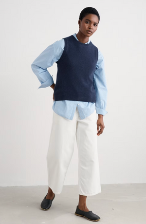 Seasalt East View Vest | Navy